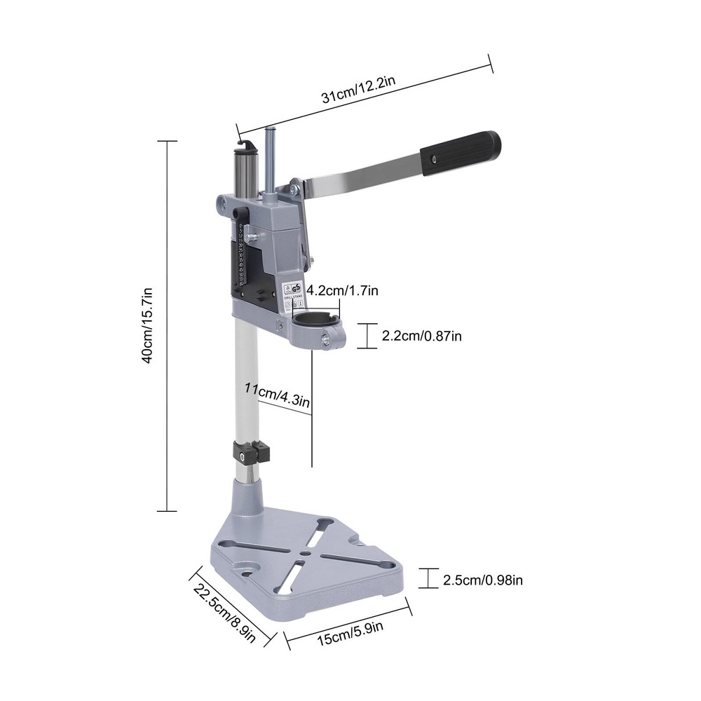 Single-Hole Drill Press Stand Floor Stand Electric Adjustable Table For Drilling