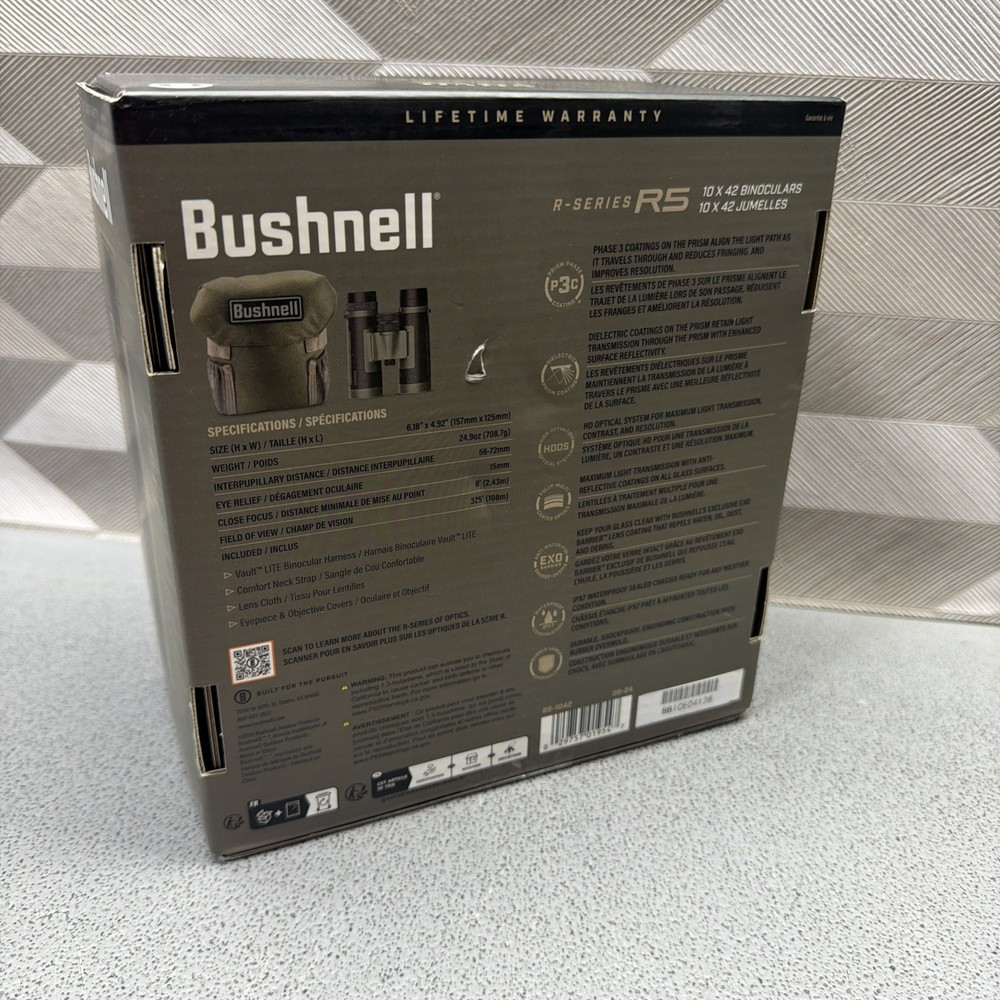 BUSHNELL R5 10x42mm BINOCULARS
