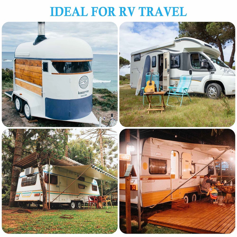 20" RV Camper Toilet Foot Gravity Flush Pedal for Vehicle Boat Caraven Camping