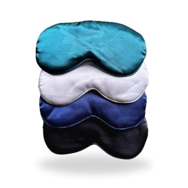 Premium Silk Sleep Mask - 360° Light Blocking, Soft & Breathable Adjustable