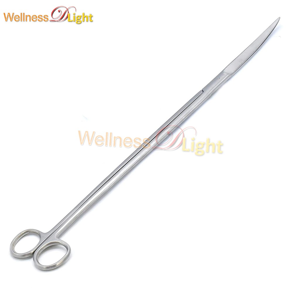 Aquarium Cleaner Kelly Scissors Curved 18" Extra Long Handle Sharp/Sharp