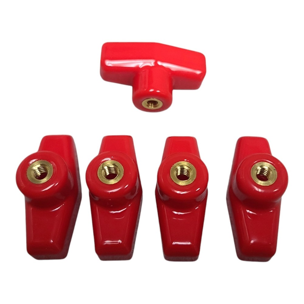 2 Inch T Knob Brass Thread 1/4-20 (5/Pack)