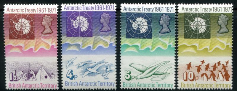 BRITISH ANTARCTIC TERRITORY (BAT) 39-42 MINT NH