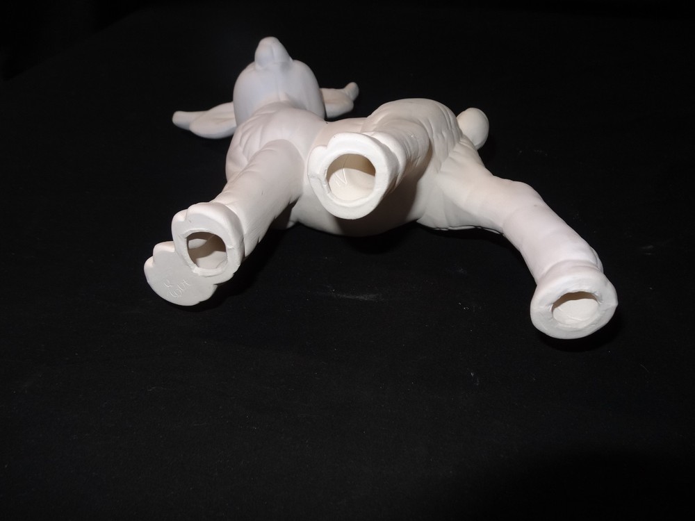 11" Plaster Paintable Reindeer Figurine