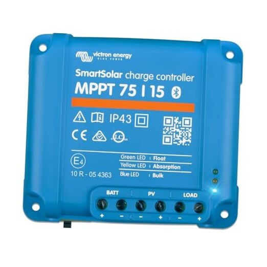 SmartSolar MPPT Solar Charge Controller (Bluetooth) - Charge 75V, 15A