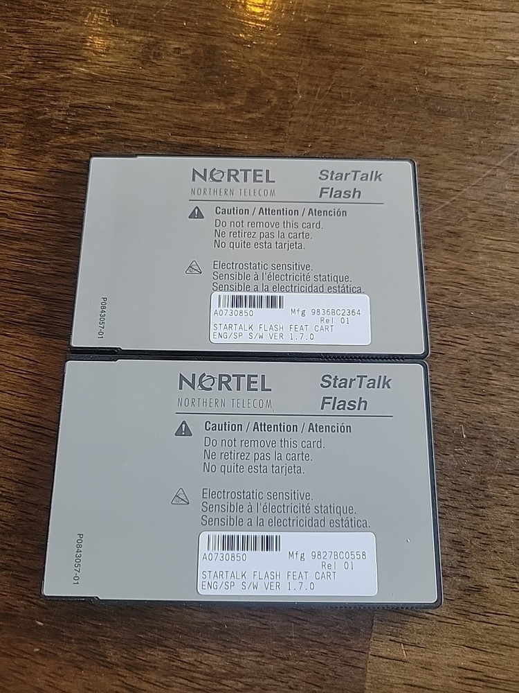 Nortel  Norstar StarTalk Flash Feat Cart Card Memory V
