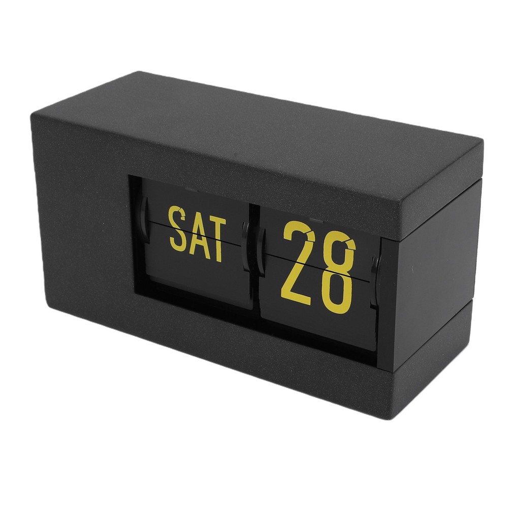 Automatic Calendar Flip Clock With LED Display For Home Office Decor