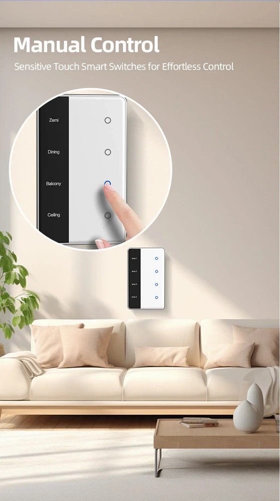 ZigBee Custom DisplayName Smart Touch Light Switch/AU RCM SAA/Apple Alexa Google