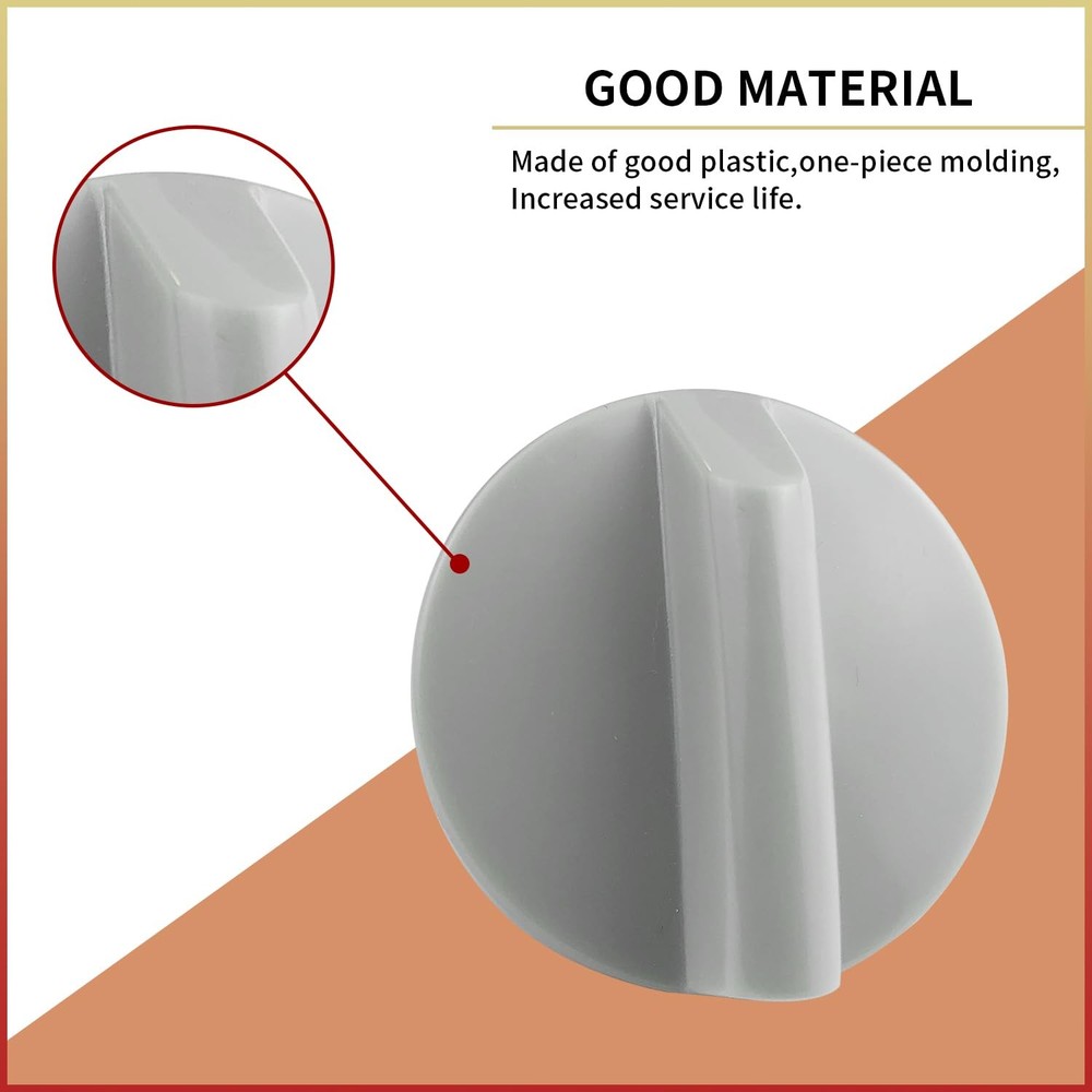 2 Pcs WP12X10002 Air Conditioner Control Knob Replacement Part - Plastic