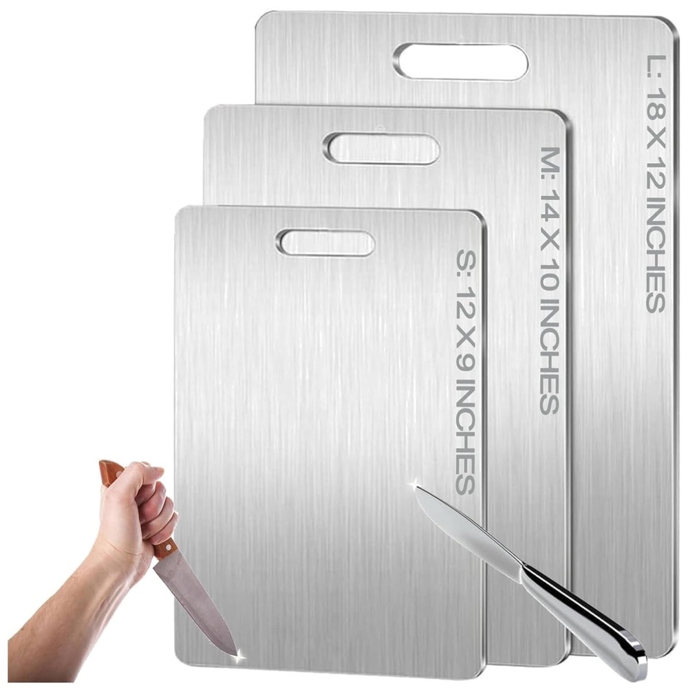 Upgrade Titanium Kitchen Cutting Board - 12"x9" Rectangular