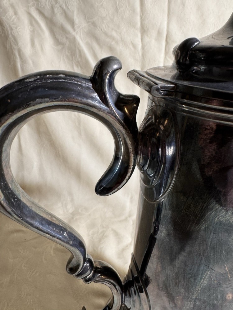 Reed & Barton Antique Silverplate Stein Tankard Gothic Barware