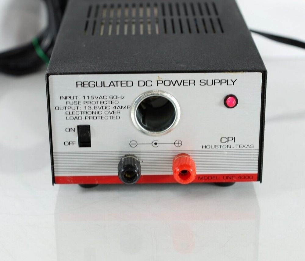 Regulated 4-AMP DC Power Supply, UNC-4000, Used, Excellent condition.