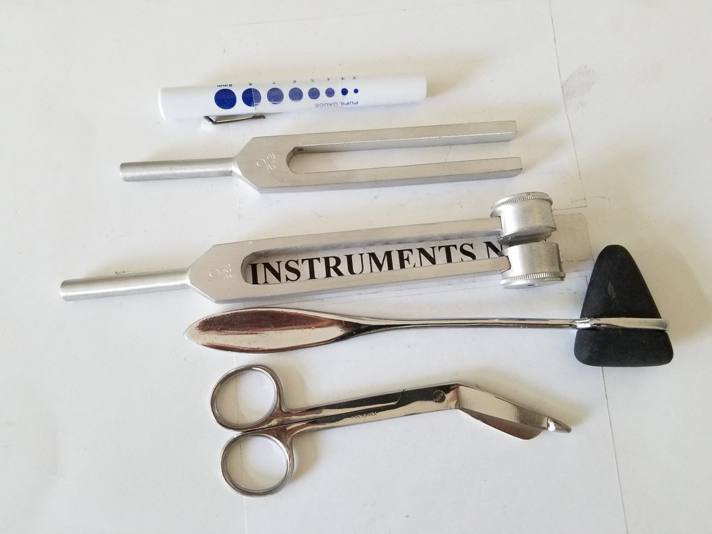 5 pcs Reflex Percussion Taylor Hammer Penlight Tuning Fork C 128 C 512 5.5"