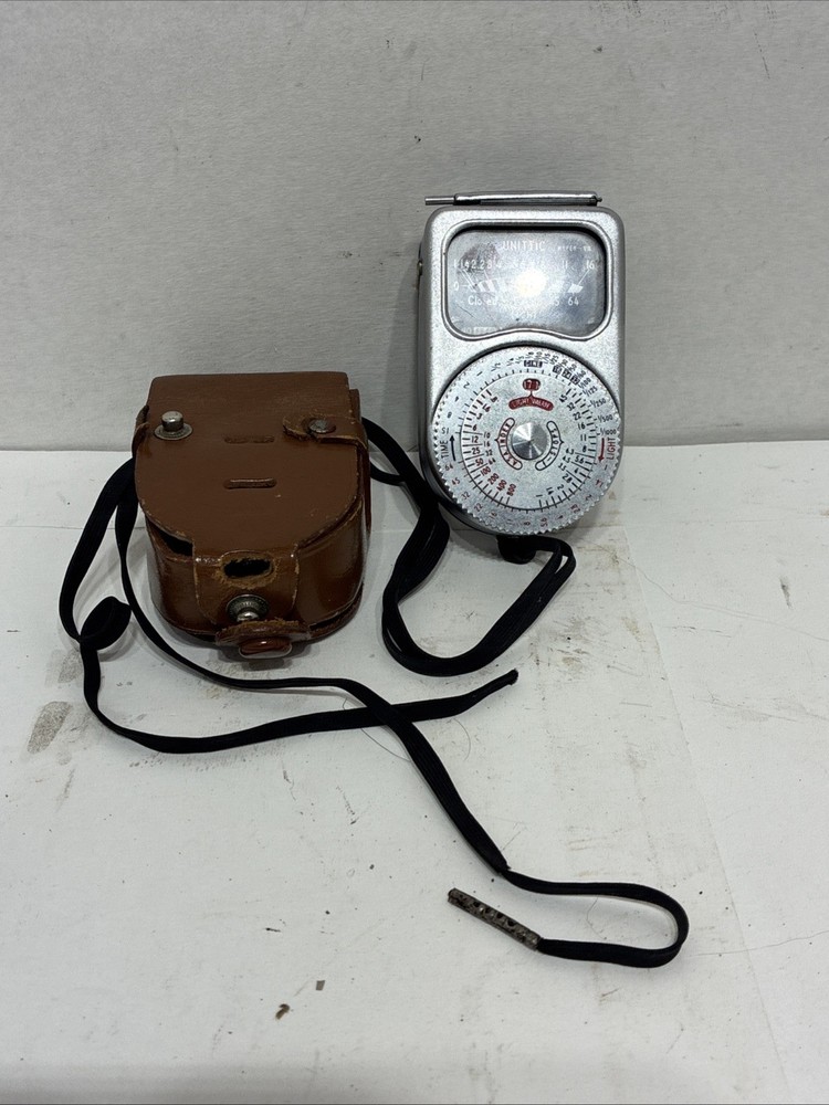 Vintage Sunscope Hyper-VII Photography  Light Meter With Leather Case