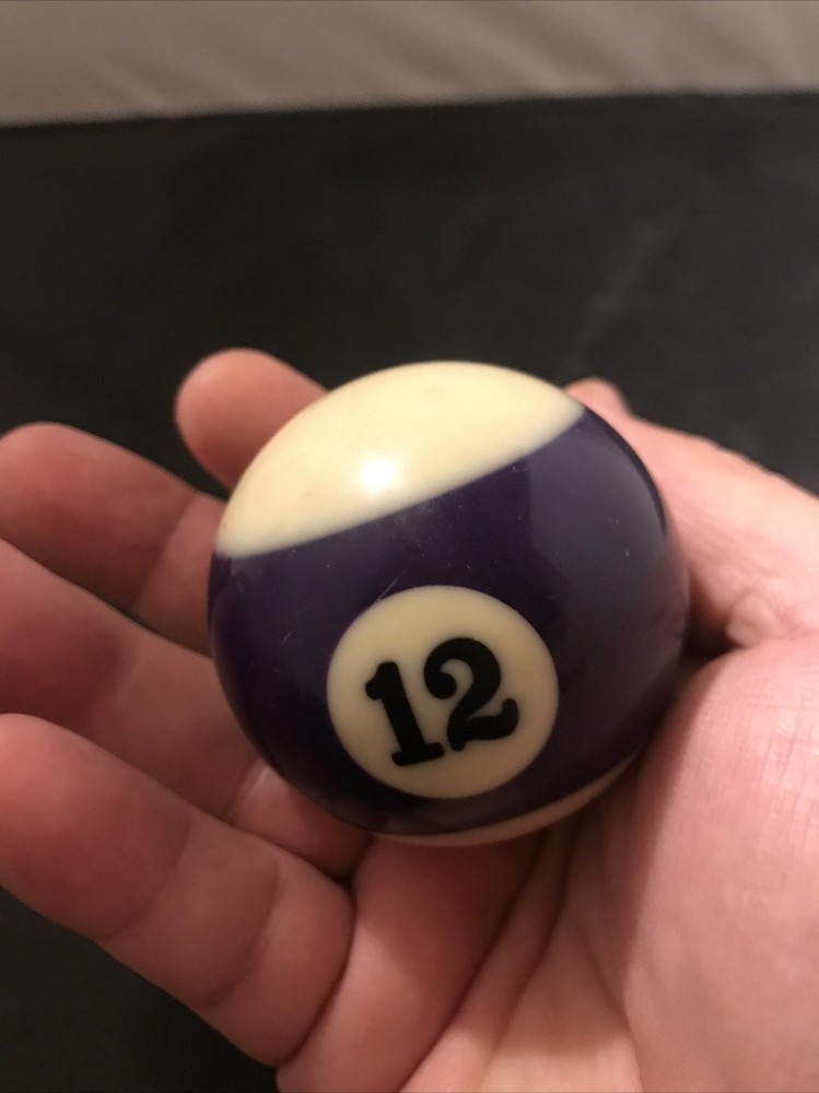 Billiard Pool Ball - Replacement # 12 Vintage