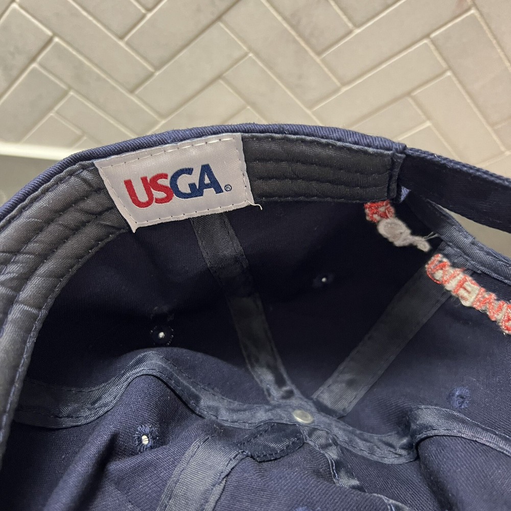 US Open 2020 Winged Foot Hat Cap Golf Mens Blue StrapBack Adjustable USGA