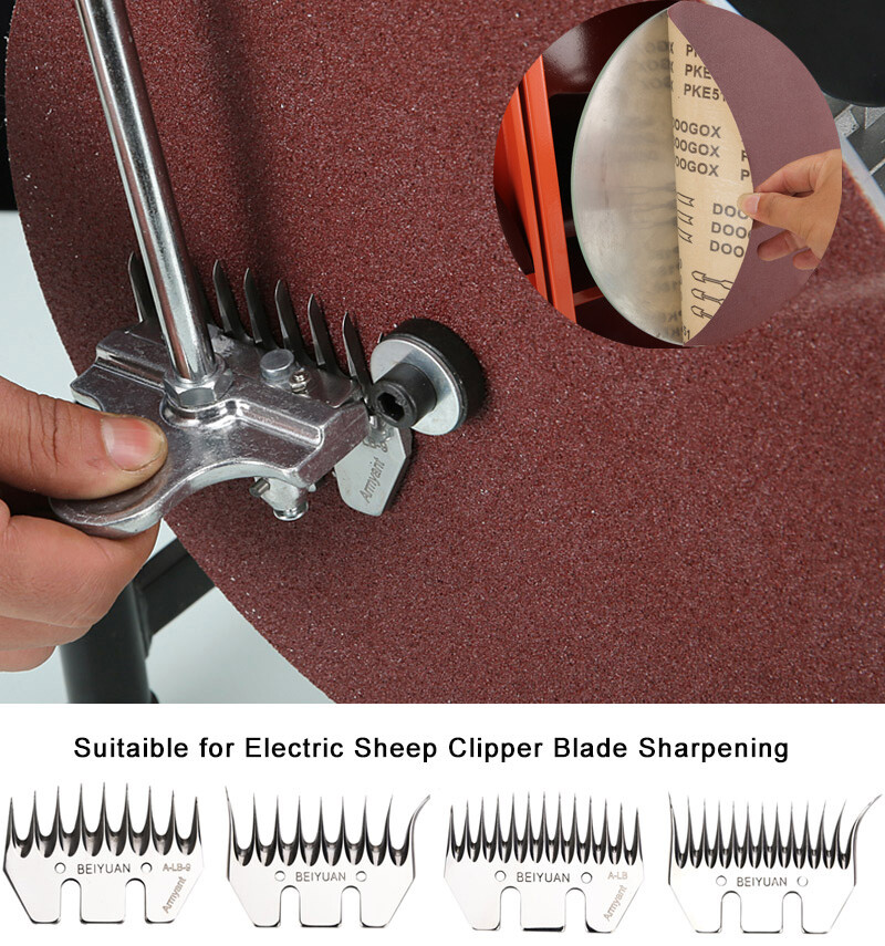 220V Electric Sheep Clipper Blade Sharpener Wool Scissors Grinding Machine
