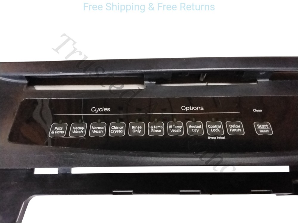 OEM PART Dishwasher Control Panel 165d8417 BLACK