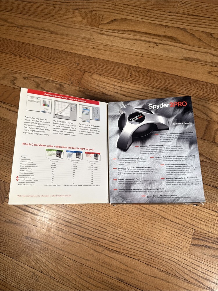ColorVision Spyder2PRO Win/Mac-Software Color Calibration System