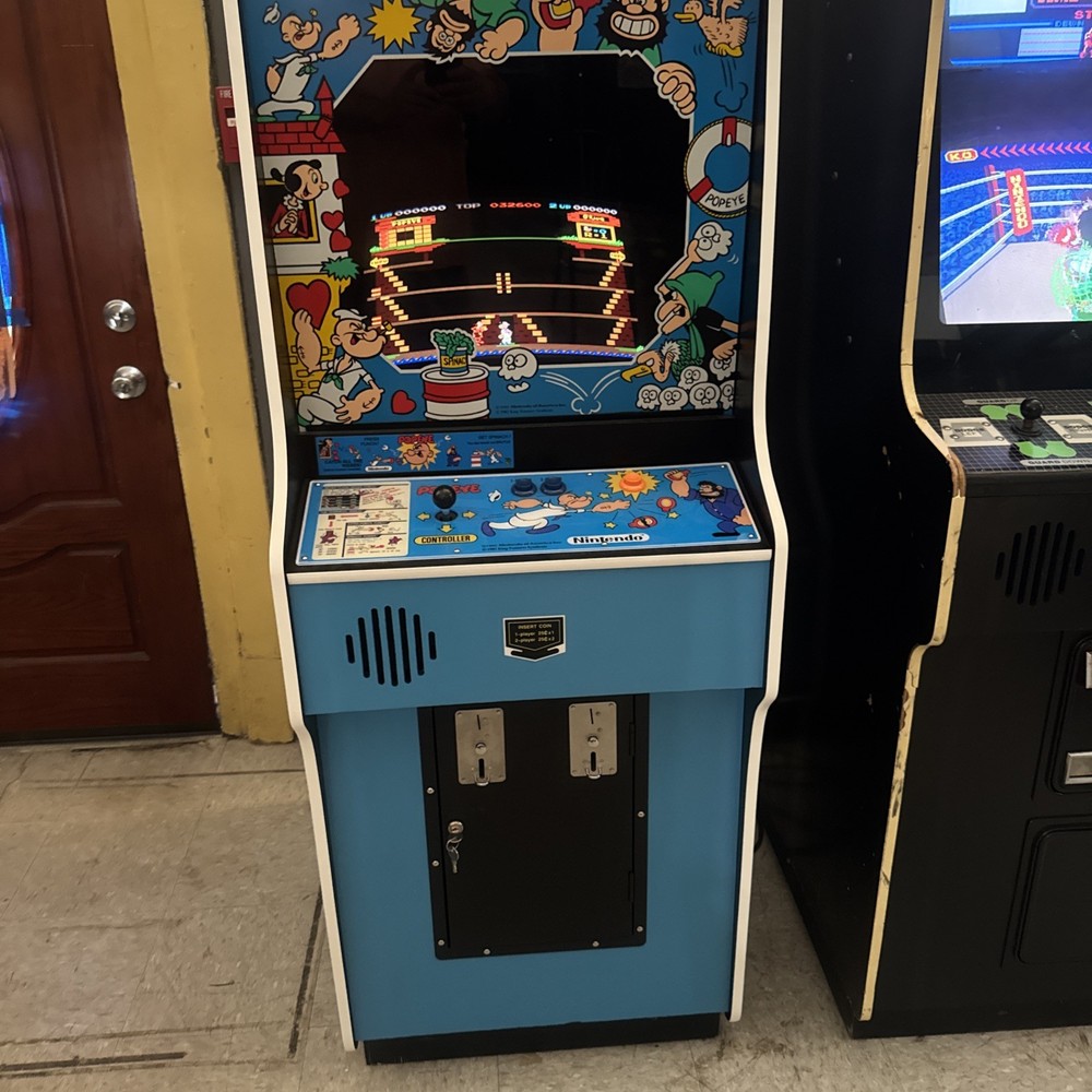 POPEYE ARCADE MACHINE by NINTENDO 1982 (Excellent) *RARE*