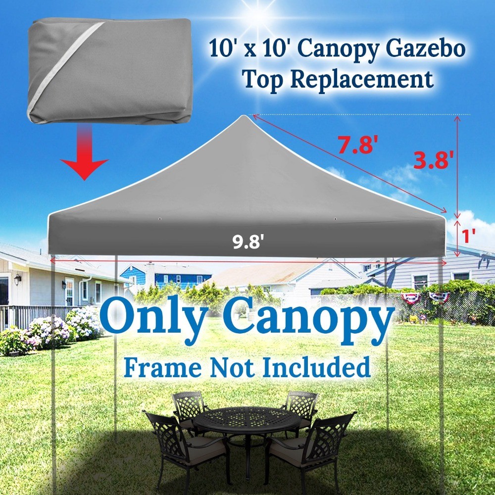 pop Up Instant Canopy 10'X10' Replacement Top Gazebo