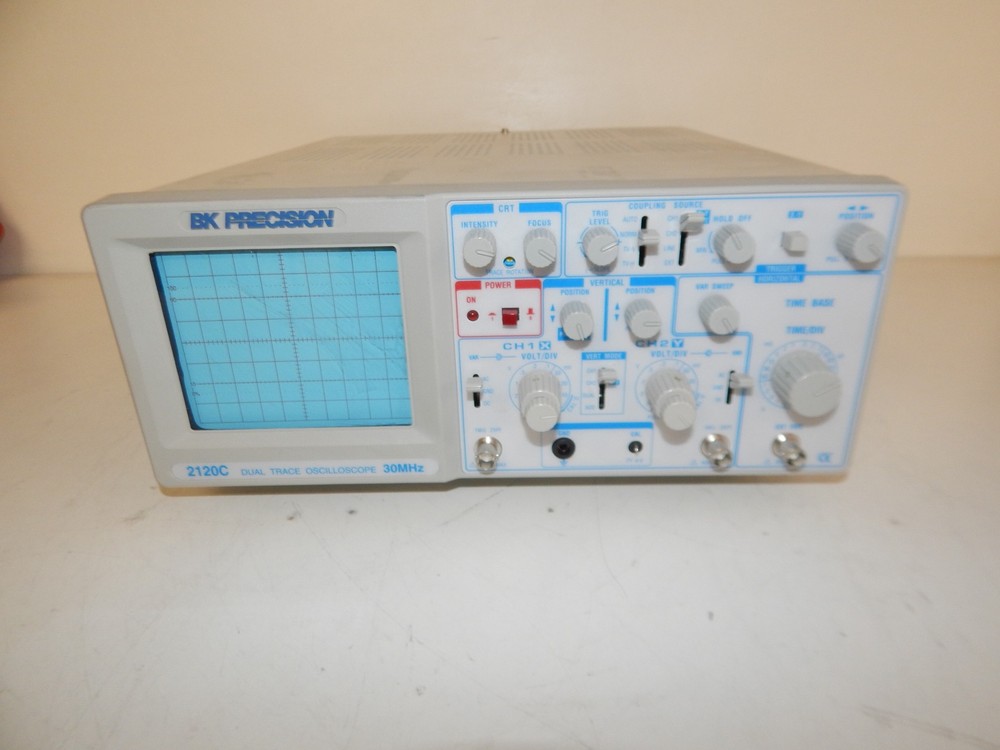 BK PRECISION 2120C DUAL TRACE OSCILLOSCOPE 30MHZ (PSM58)