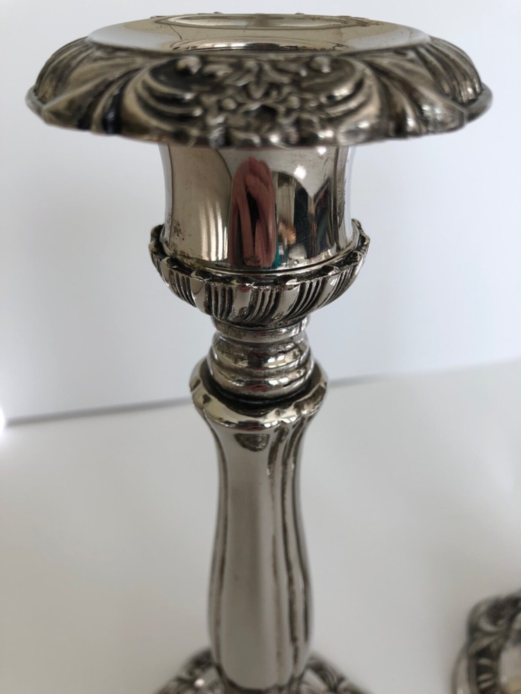 Godinger Silver Candleholders with beautiful design.