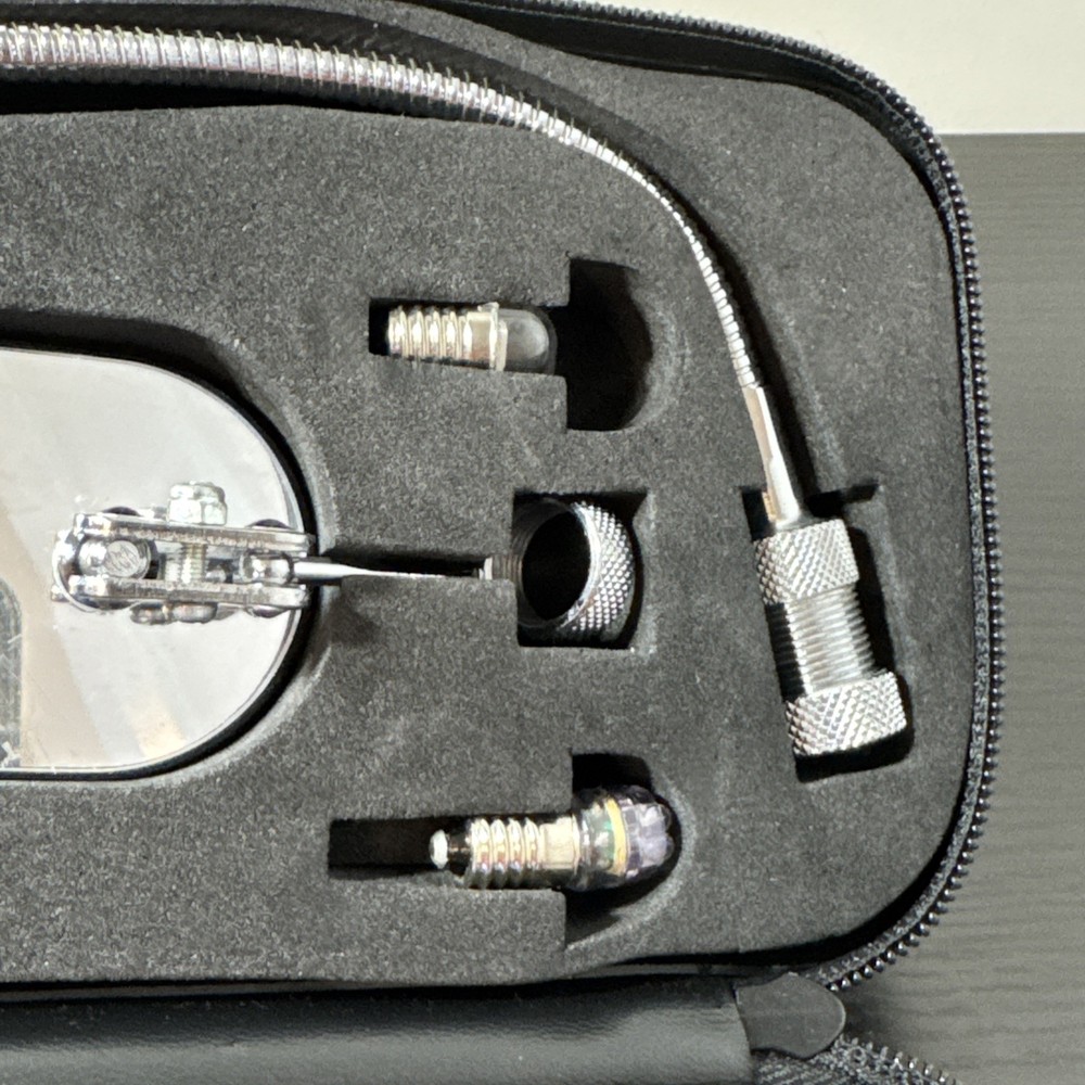 Crewline 8 Piece Tool Flashlight Inspection Kit With Black Case