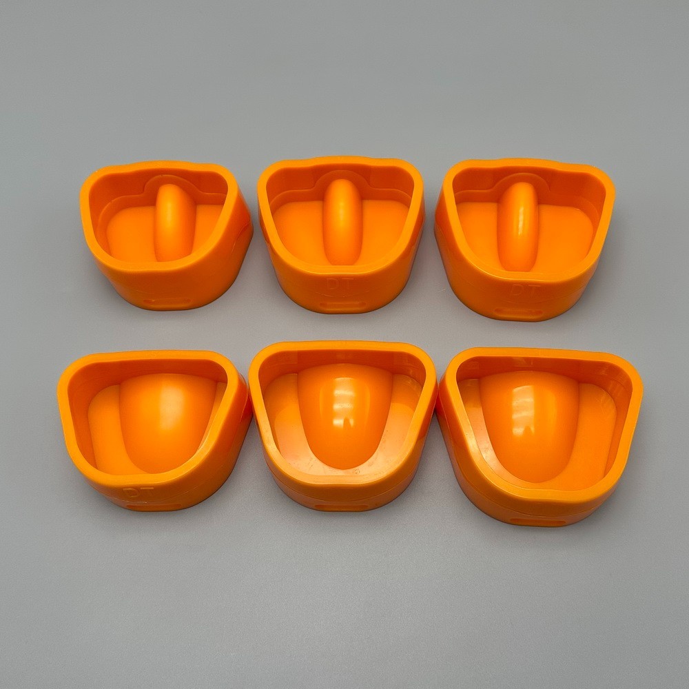 Silicone Dental Plaster Model Former Base Kit Impression Denture Holding Tray