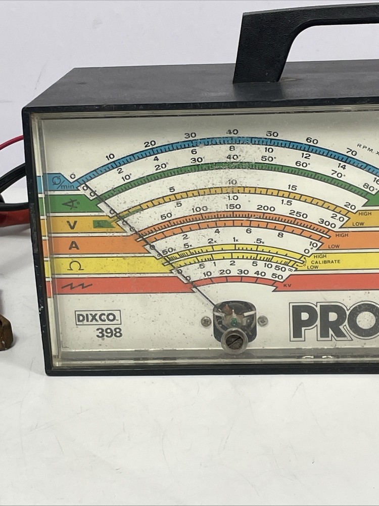 Dixco Professional Diagnostic Engine Analyzer 398 Untested For Parts / Repair