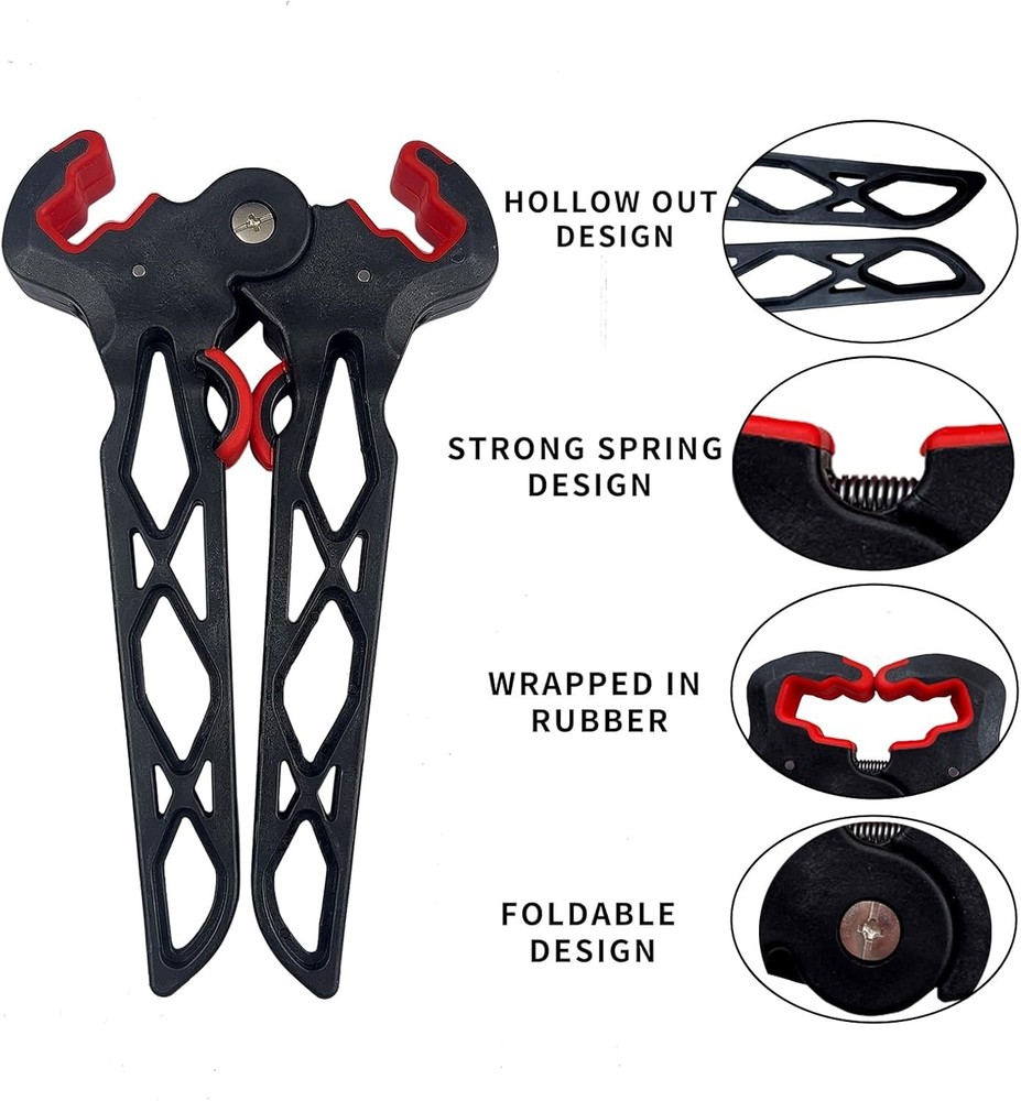 Archery Bow Stand Folding Compound Stands Jack Limbs Clamp Black
