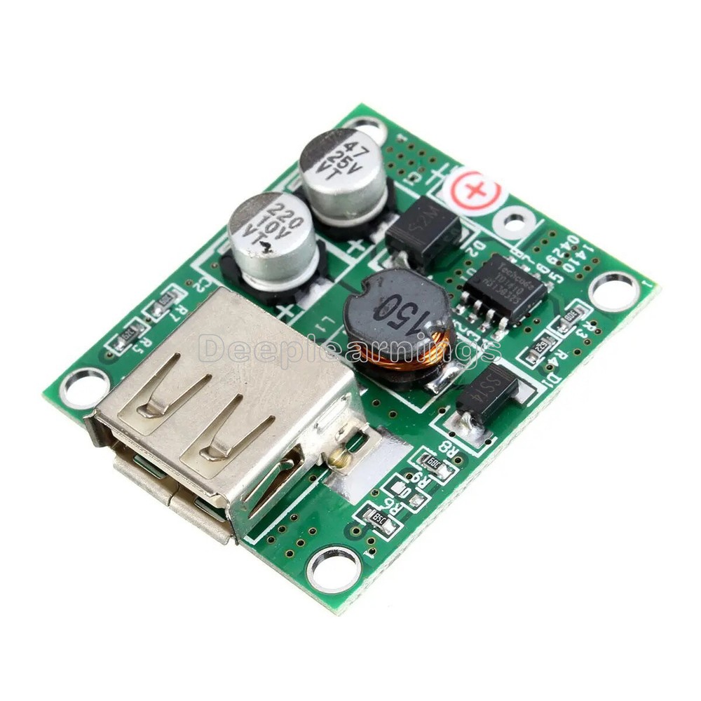 1X 5V 2A Solar Panel USB Charger Voltage Regulator Circuit Board + Shell