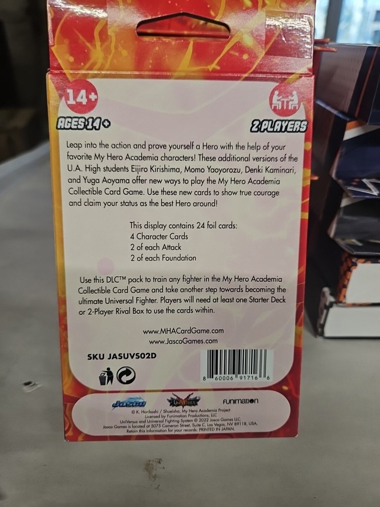 UniVersus: My Hero Academia - Deck Loadable Content Series 2