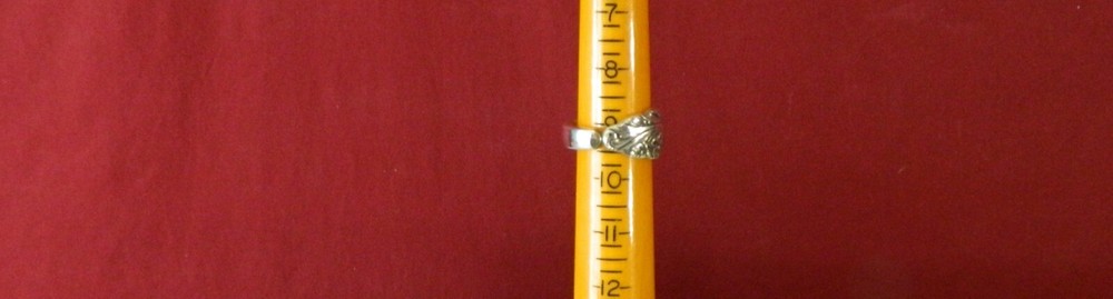 5 Silver Plated Spoon Rings Size 7 - 8 - 9 - B