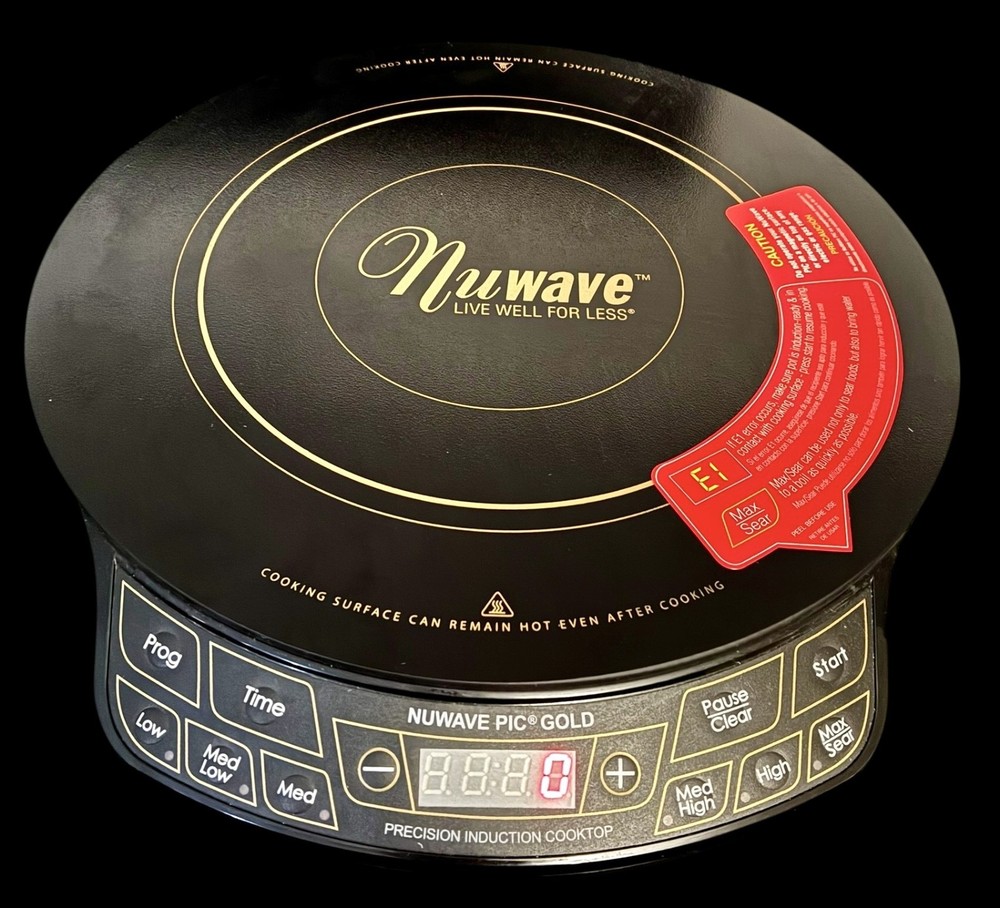 Nuwave Precision Induction Cooktop 12” Shatter-Proof Ceramic Glass Surface Works