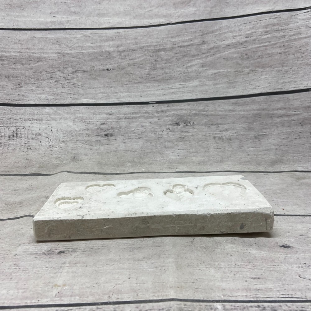 Unbranded Ceramic Open Casting Mold Heart-Shaped Valentine Designs