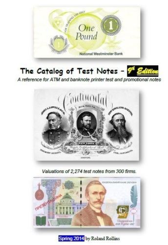 Test note - TDLR-491, $1, DeLaRue, counting cash from register, Uncirculated