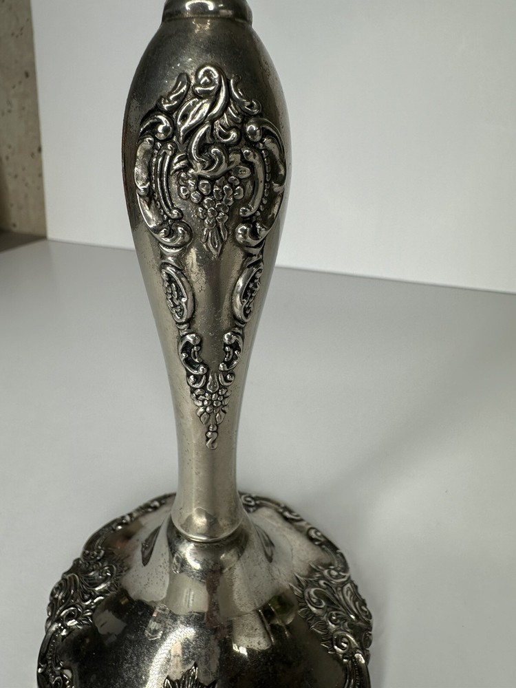 9” Silver-plated Candlestick Godinger? Not Marked