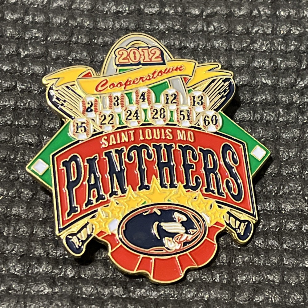 St Louis Panthers Cooperstown lapel pin 2012 6039
