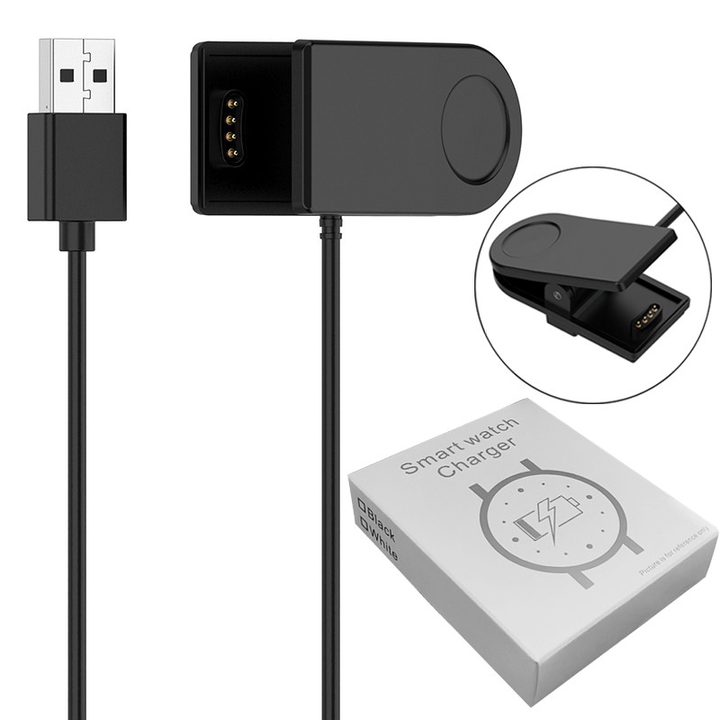 1pc Watch USB Charging Cable Data Clip Cradle Charger Wire For GolfBuddy W12