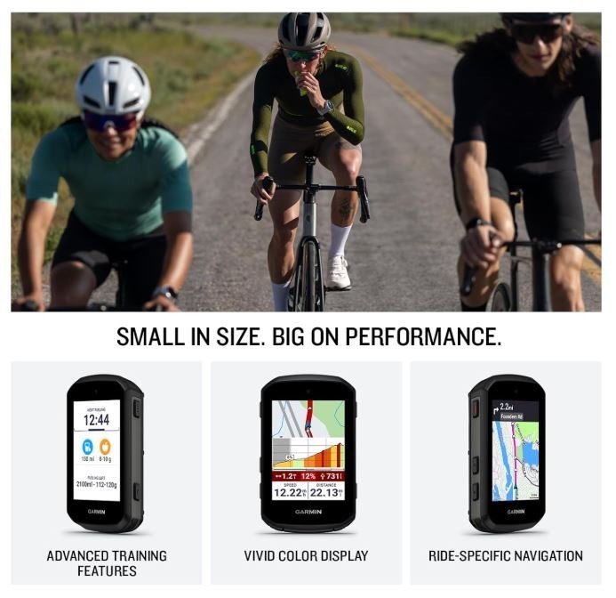 Garmin Edge 850 Compact GPS Cycling Computer 2.7" Touchscreen w/ Case & PBank