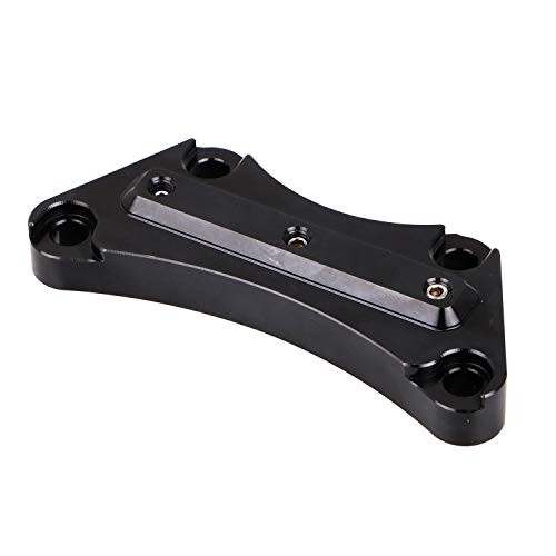 Motorcycle Handlebar Clamp 1" Handlebar Risers Top Clamp for Harley Black