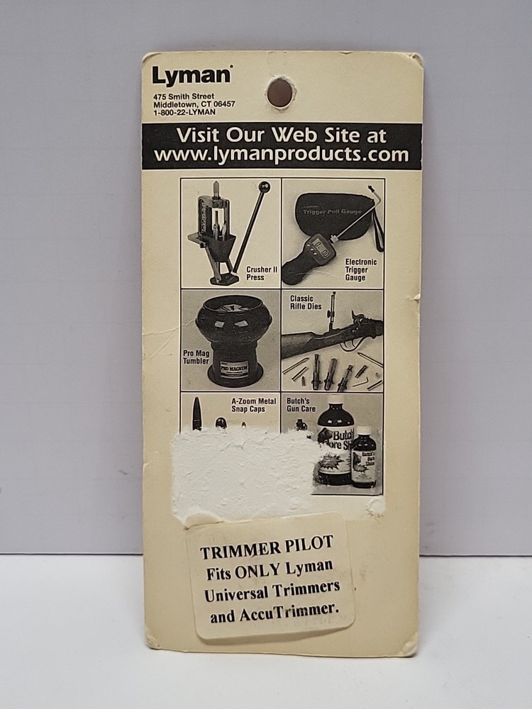 Lyman Trimmer Pilot #33 ITEM NO. 7821996