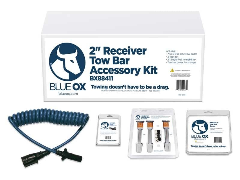 Blue Ox Bx88411 Towing Accessory Kit 2 Rcvr