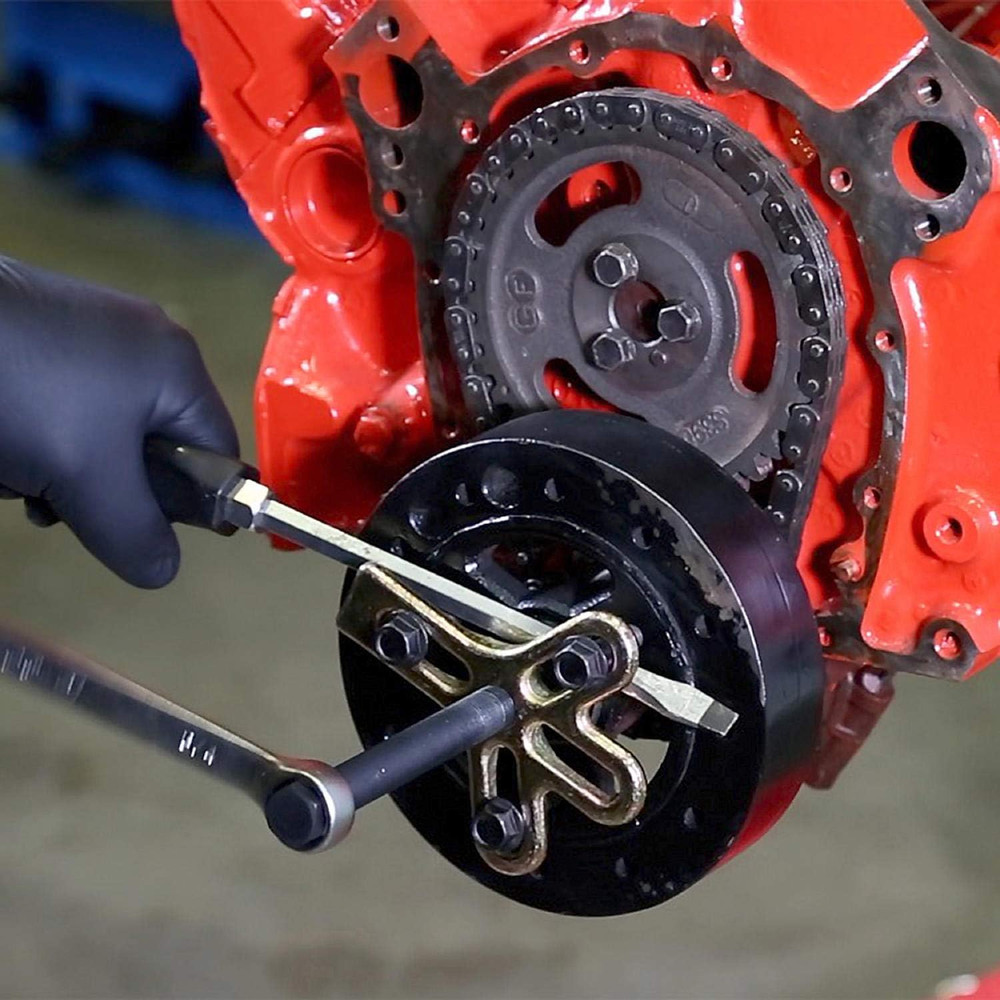 37187 Harmonic Balancer Puller Kit, Heat-Treated Steel Harmonic Balance Puller Y