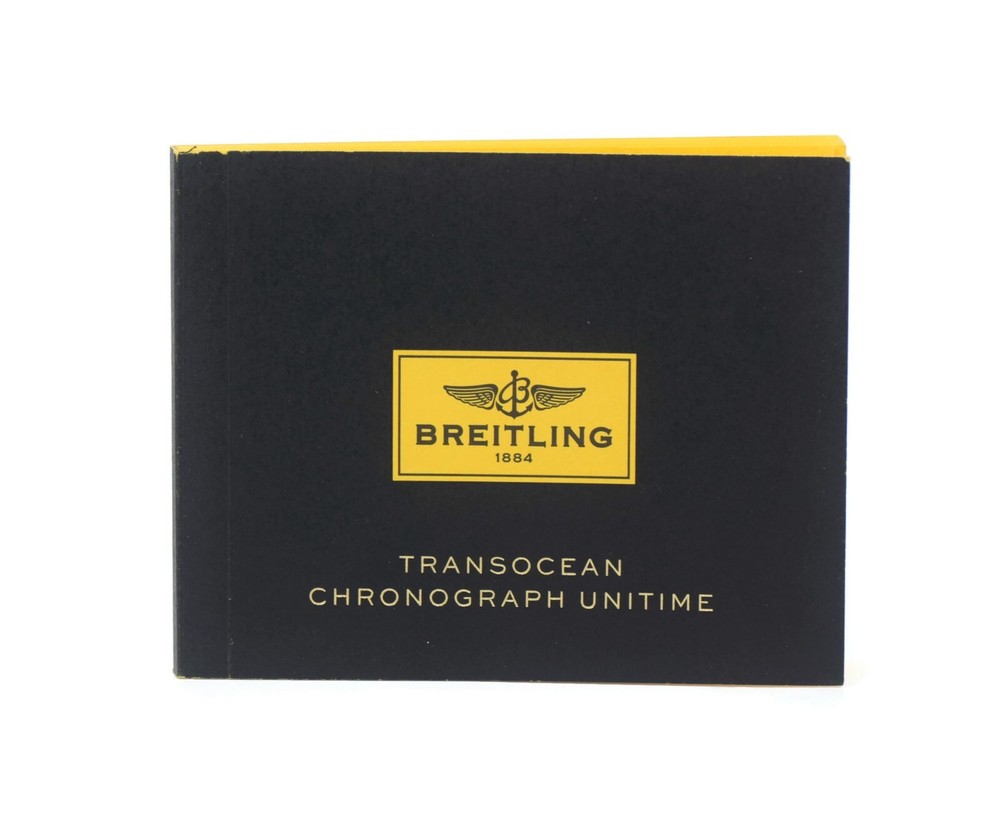Breitling Transocean Chronograph Unitime Booklet Manual