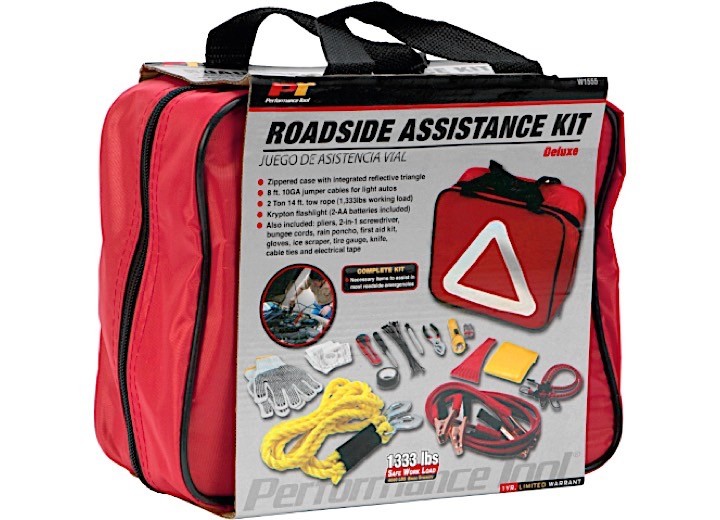 Performance Tool W1555 Deluxe Roadside Assistance Kit