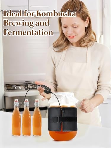 Kombucha Heating Wrap - Adjustable Kombucha Starter Kit Warmer Mat with