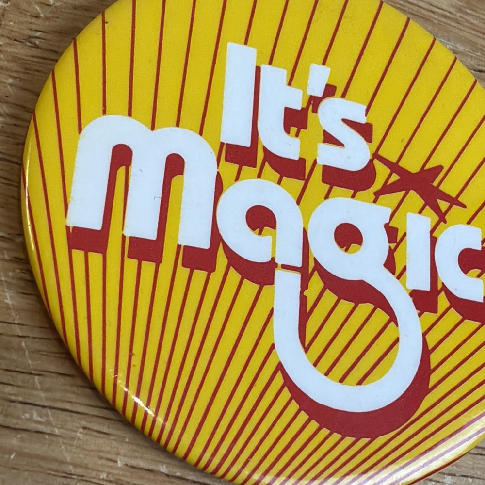 Its magical! button Vintage