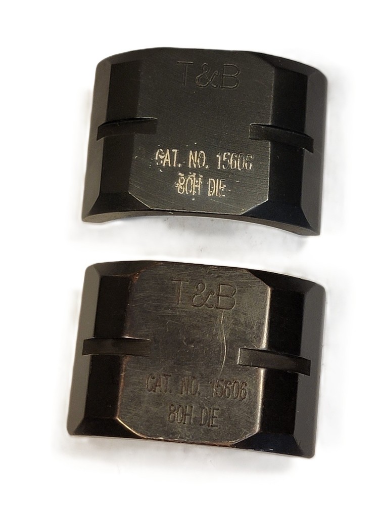 Thomas & Betts #15606 Crimper Die 15 Ton Die Code 80H